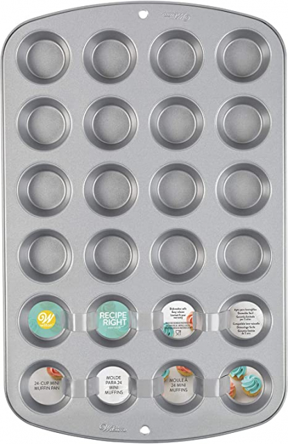 Mini muffinspanna 24 hólf – Recipe Right® bökunarmót Wilton Mini Muffinspanna 24 hólf - Wilton